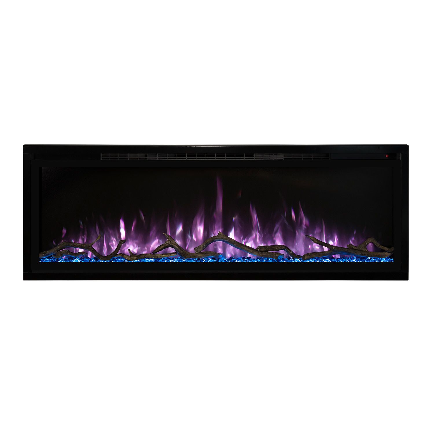 Modern Flames 60" Spectrum Slimline Wall Mount/Built-In Electric Fireplace - SPS-60B - ExceptionalFire