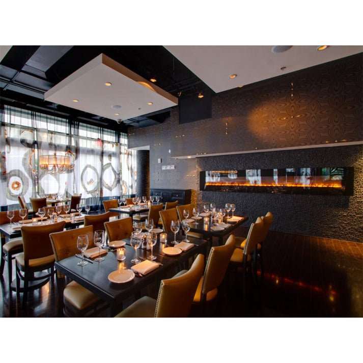 Modern Flames Ambiance 100'' Wall Mount Electric Fireplace - Model AL100CLX2-G - ExceptionalFire