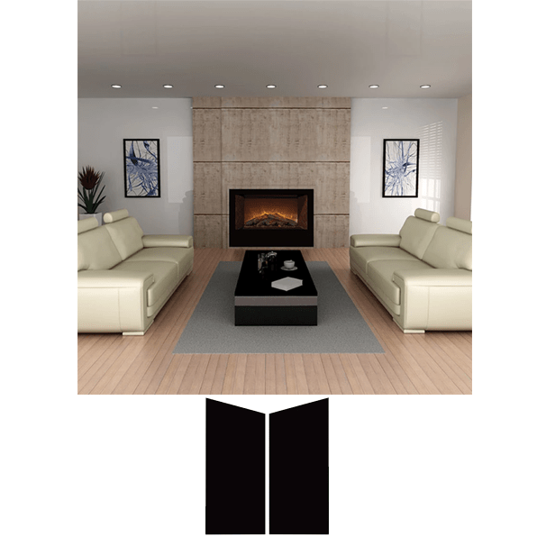 Modern Flames Home Fire 42" Built In Electric Firebox Insert HF42CBI - ExceptionalFire