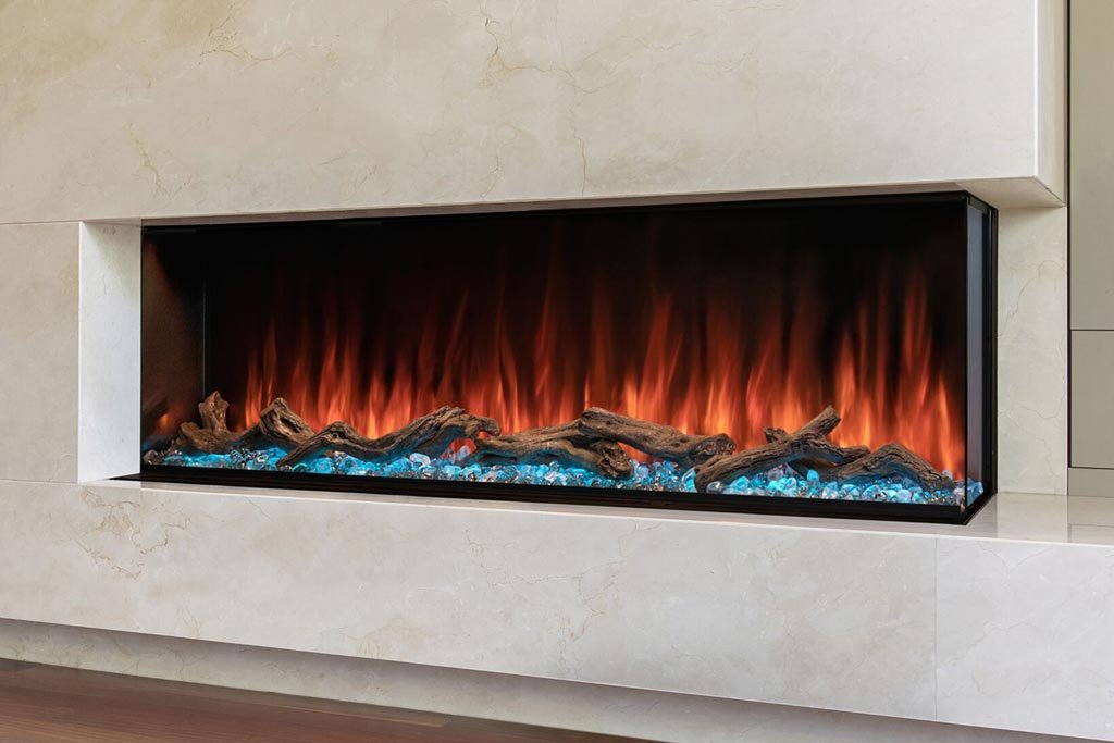 Modern Flames Landscape Pro Multi 68-Inch Three-Sided Electric Fireplace - Model LPM-6816 - ExceptionalFire