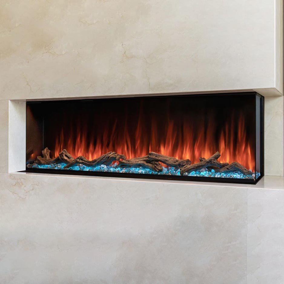Modern Flames Landscape Pro Multi 68-Inch Three-Sided Electric Fireplace - Model LPM-6816 - ExceptionalFire