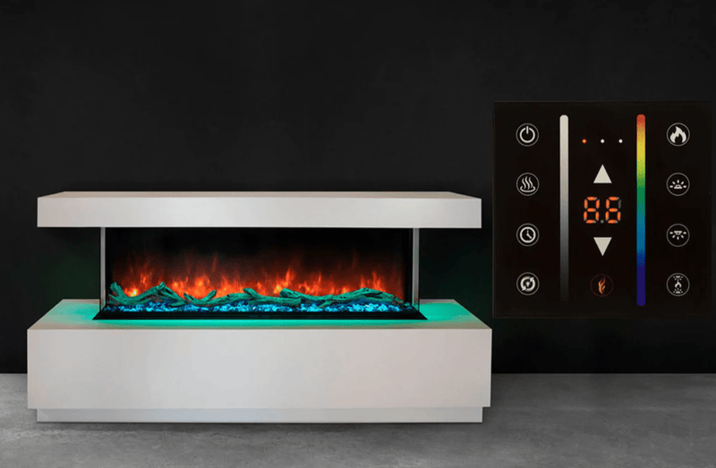 Modern Flames Landscape Pro Multi 80-Inch Three-Sided Electric Fireplace - Model LPM-8016-WMC - ExceptionalFire