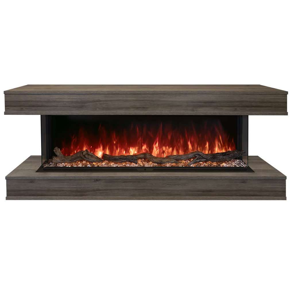 Modern Flames Landscape Pro Multi 96-inch 3-Sided / 2-Sided Built In Electric Fireplace - Model LPM-9616 - ExceptionalFire