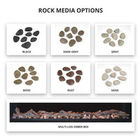 Modern Flames Landscape Pro Multi 96-inch 3-Sided / 2-Sided Built In Electric Fireplace - Model LPM-9616 - ExceptionalFire