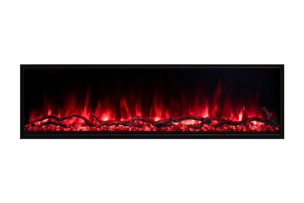 Modern Flames Landscape Pro Slim 56-Inch Built In Wall Mount Electric Fireplace - Model LPS-5614 - ExceptionalFire