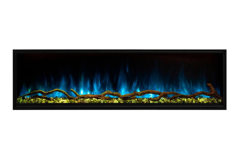 Modern Flames Landscape Pro Slim 56-Inch Built In Wall Mount Electric Fireplace - Model LPS-5614 - ExceptionalFire