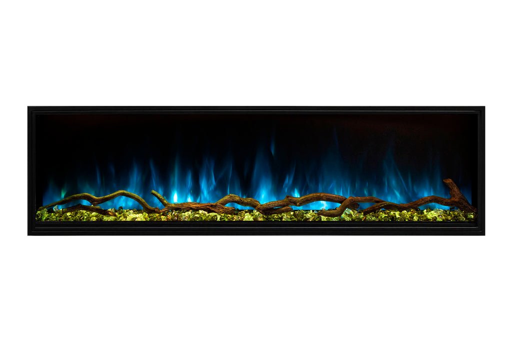 Modern Flames Landscape Pro Slim 56-Inch Built In Wall Mount Electric Fireplace - Model LPS-5614 - ExceptionalFire