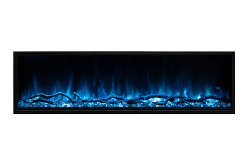 Modern Flames Landscape Pro Slim 56-Inch Built In Wall Mount Electric Fireplace - Model LPS-5614 - ExceptionalFire