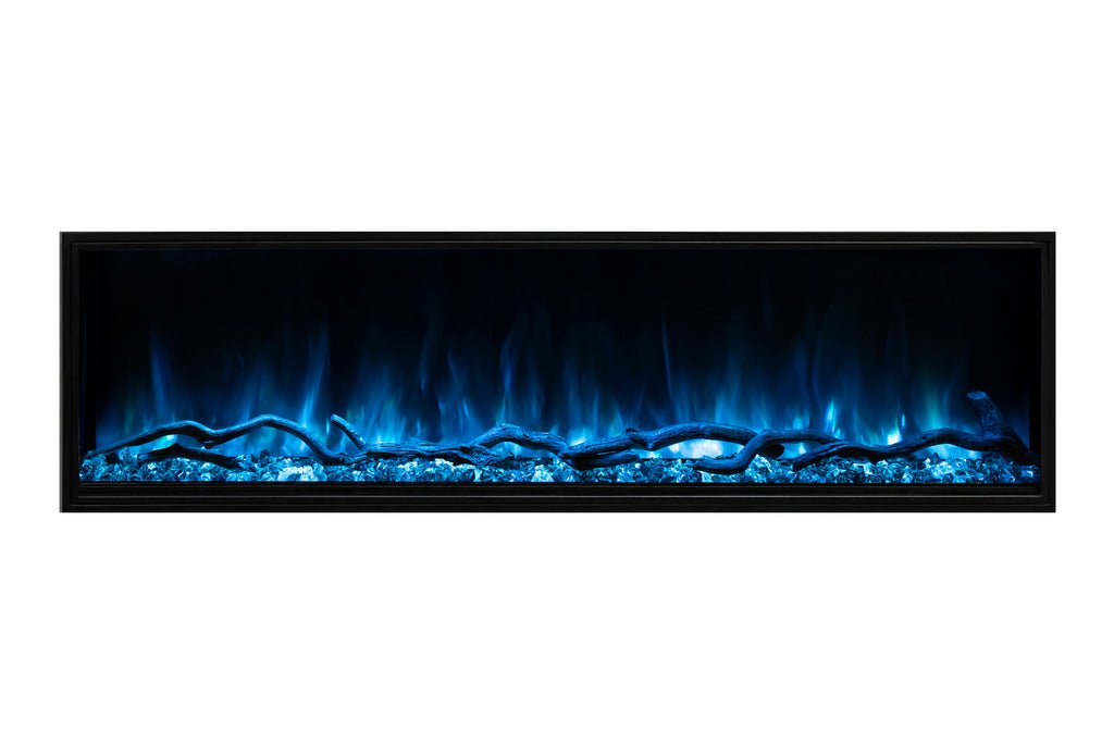 Modern Flames Landscape Pro Slim 56-Inch Built In Wall Mount Electric Fireplace - Model LPS-5614 - ExceptionalFire