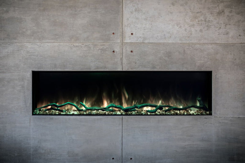 Modern Flames Landscape Pro Slim 56-Inch Built In Wall Mount Electric Fireplace - Model LPS-5614 - ExceptionalFire