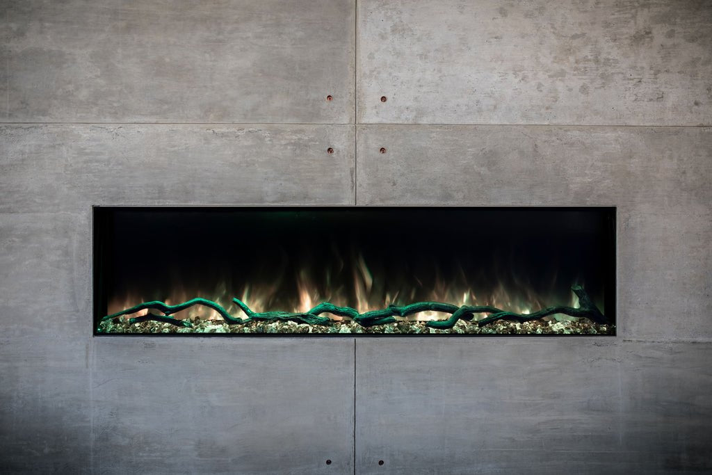 Modern Flames Landscape Pro Slim 56-Inch Built In Wall Mount Electric Fireplace - Model LPS-5614 - ExceptionalFire
