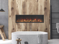Modern Flames Landscape Pro Slim 56-Inch Built In Wall Mount Electric Fireplace - Model LPS-5614 - ExceptionalFire