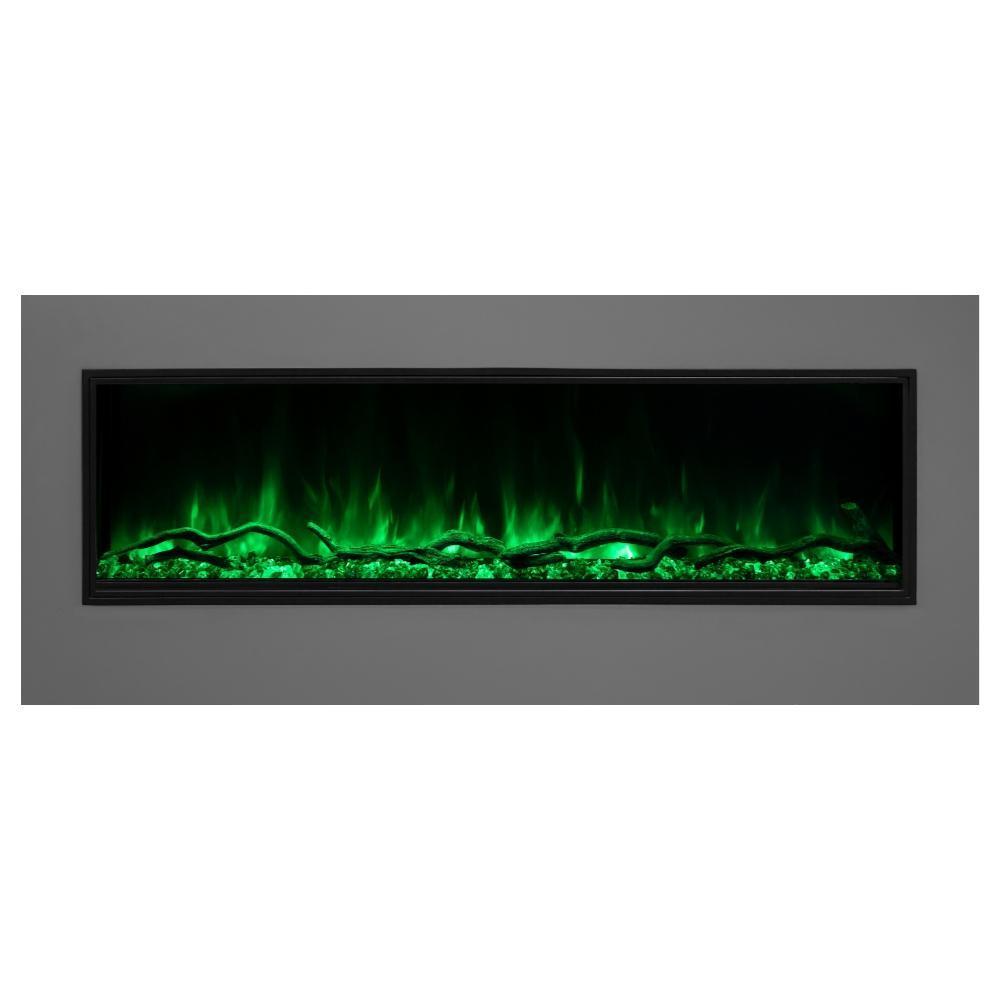 Modern Flames Orion Slim 76-Inch Three-Sided Built-In Electric Fireplace OR76-SLIM