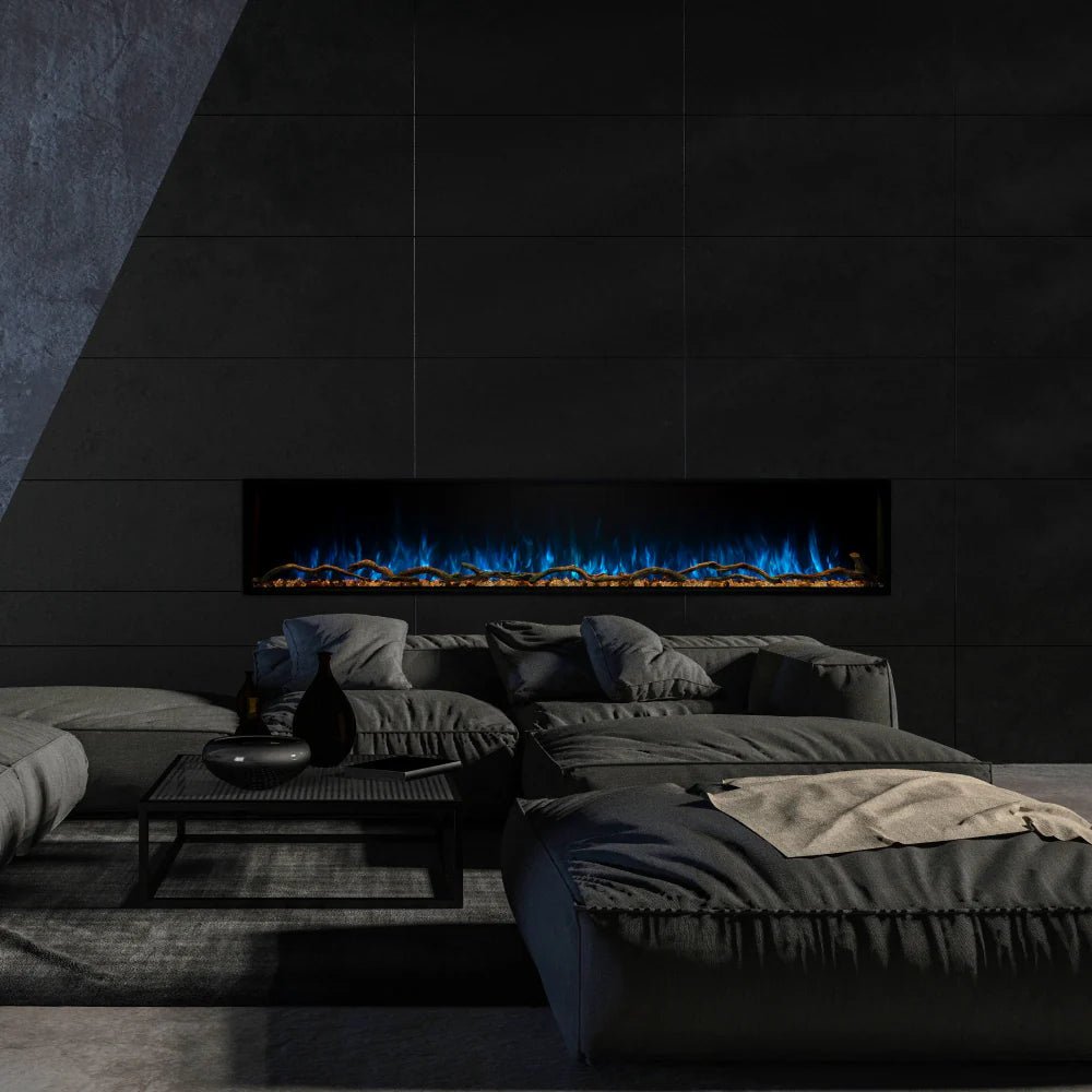 Modern Flames Landscape Pro Slim 80-Inch Built In Wall Mount Electric Fireplace - Model LPS-8014 - ExceptionalFire
