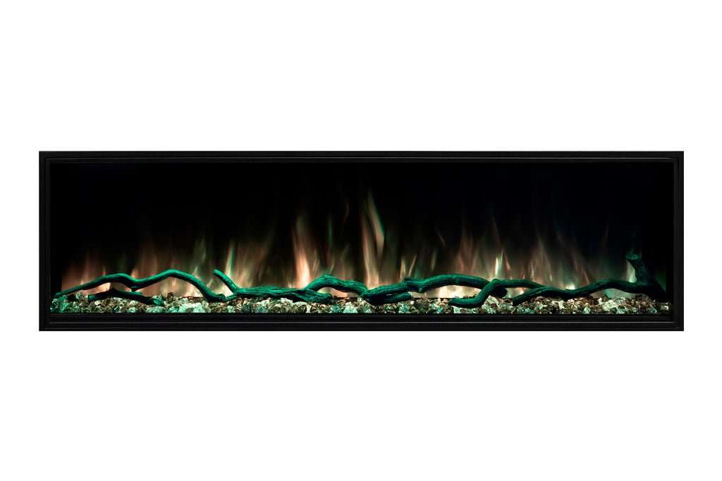Modern Flames Landscape Pro Slim 96-Inch Built In Wall Mount Electric Fireplace - Model LPS-9614 - ExceptionalFire