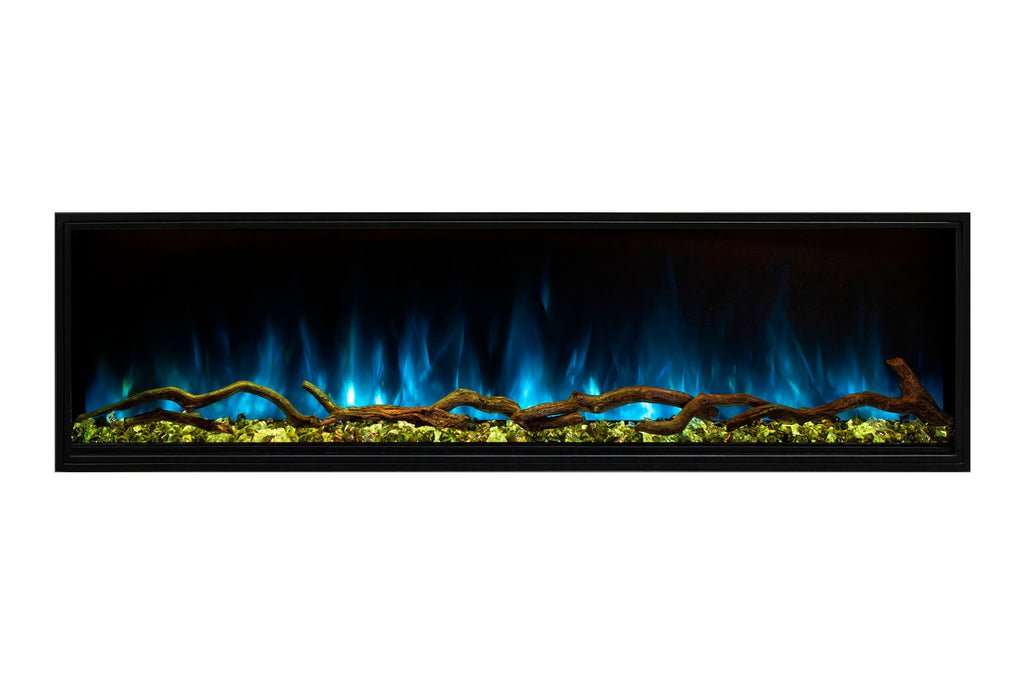 Modern Flames Landscape Pro Slim 96-Inch Built In Wall Mount Electric Fireplace - Model LPS-9614 - ExceptionalFire