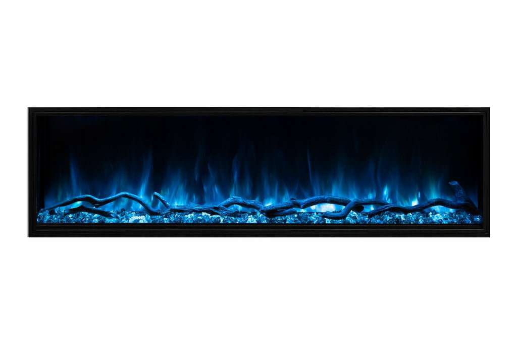 Modern Flames Landscape Pro Slim 96-Inch Built In Wall Mount Electric Fireplace - Model LPS-9614 - ExceptionalFire