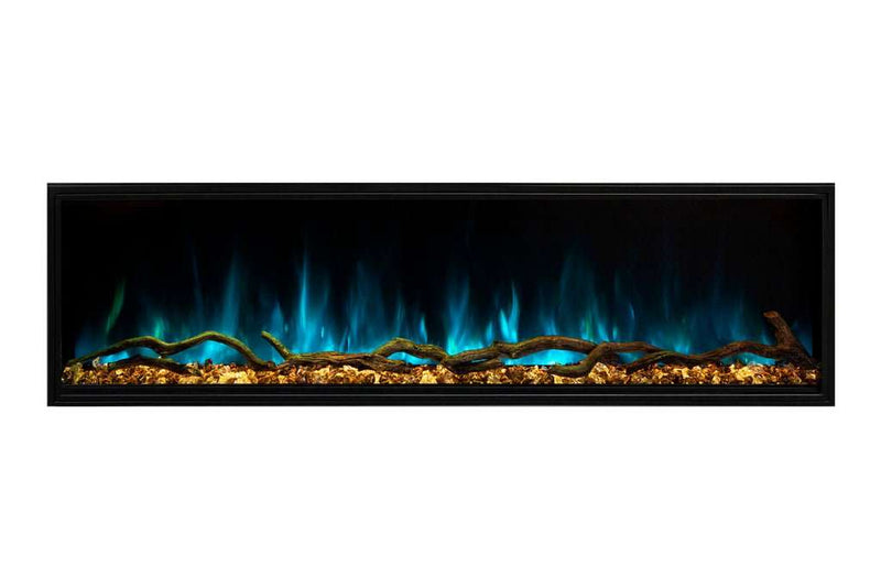 Modern Flames Landscape Pro Slim 96-Inch Built In Wall Mount Electric Fireplace - Model LPS-9614 - ExceptionalFire