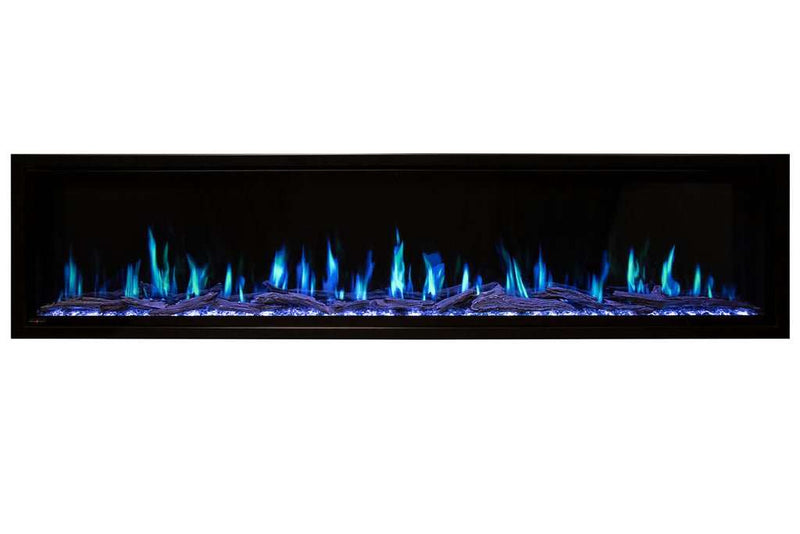 Modern Flames Orion Slim 100-Inch Three-Sided Built-In Electric Fireplace - Model OR100-SLIM - ExceptionalFire
