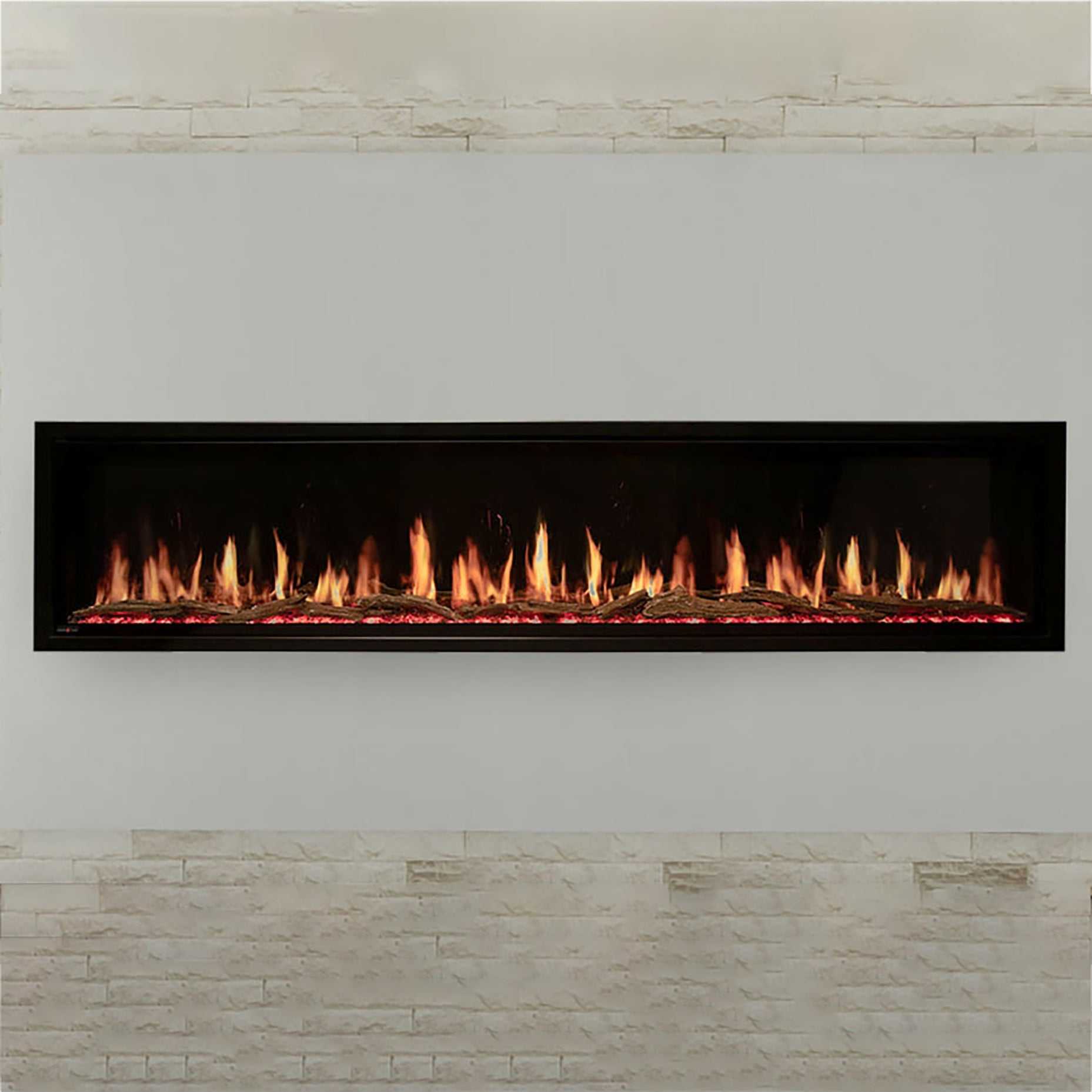 Modern Flames Orion Slim 100-Inch Three-Sided Built-In Electric Fireplace - Model OR100-SLIM - ExceptionalFire
