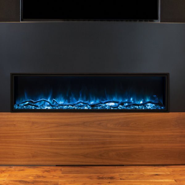 Modern Flames Orion Slim 76-Inch Three-Sided Built-In Electric Fireplace - Model OR76-SLIM - ExceptionalFire