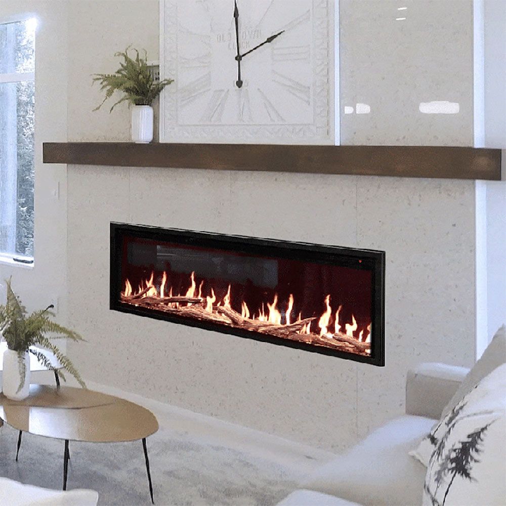 Modern Flames Orion Slim 76-Inch Three-Sided Built-In Electric Fireplace - Model OR76-SLIM - ExceptionalFire