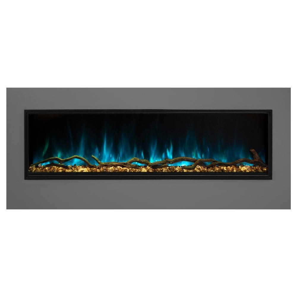 Modern Flames Orion Slim 76-Inch Three-Sided Built-In Electric Fireplace - Model OR76-SLIM - ExceptionalFire