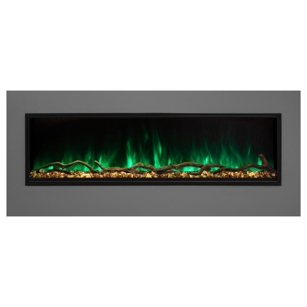 Modern Flames Orion Slim 76-Inch Three-Sided Built-In Electric Fireplace - Model OR76-SLIM - ExceptionalFire