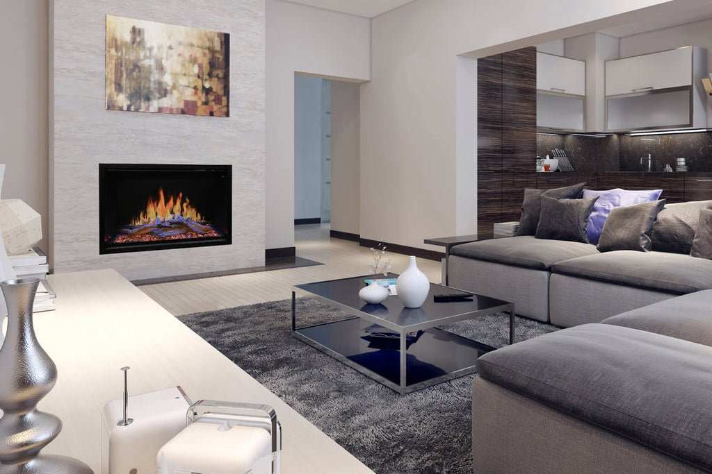 Modern Flames Orion Traditional 30" Heliovision Virtual Built-In Electric Firebox - Model OR30-TRAD - ExceptionalFire