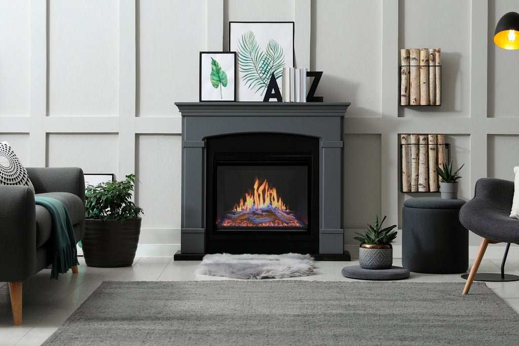 Modern Flames Orion Traditional 42" Heliovision Virtual Built-In Electric Firebox - Model OR42-TRAD - ExceptionalFire