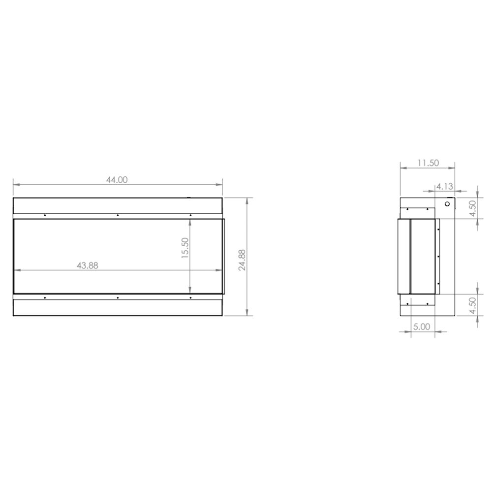 Modern Flames RedStone 26-Inch Electric Fireplace - Built-In - Model RS-2621 - ExceptionalFire