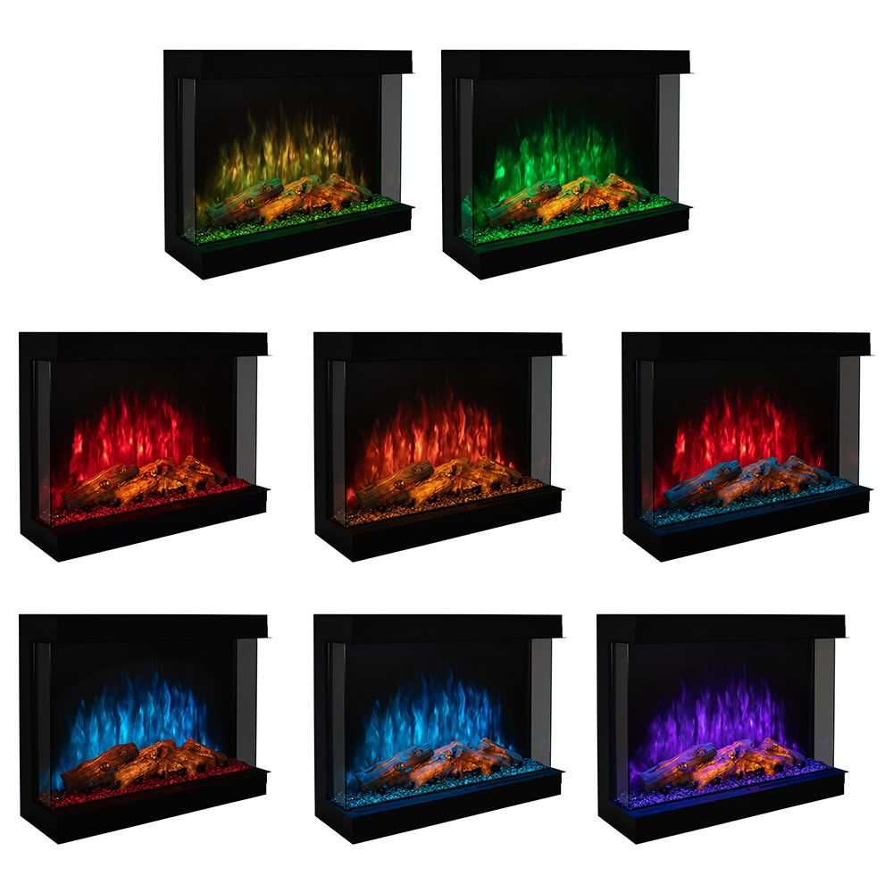 Modern Flames Sedona Pro Multi 30-Inch Three-Sided Built-In Electric Fireplace Corner (L/R) - Model SPM-3026 -ExceptionalFire