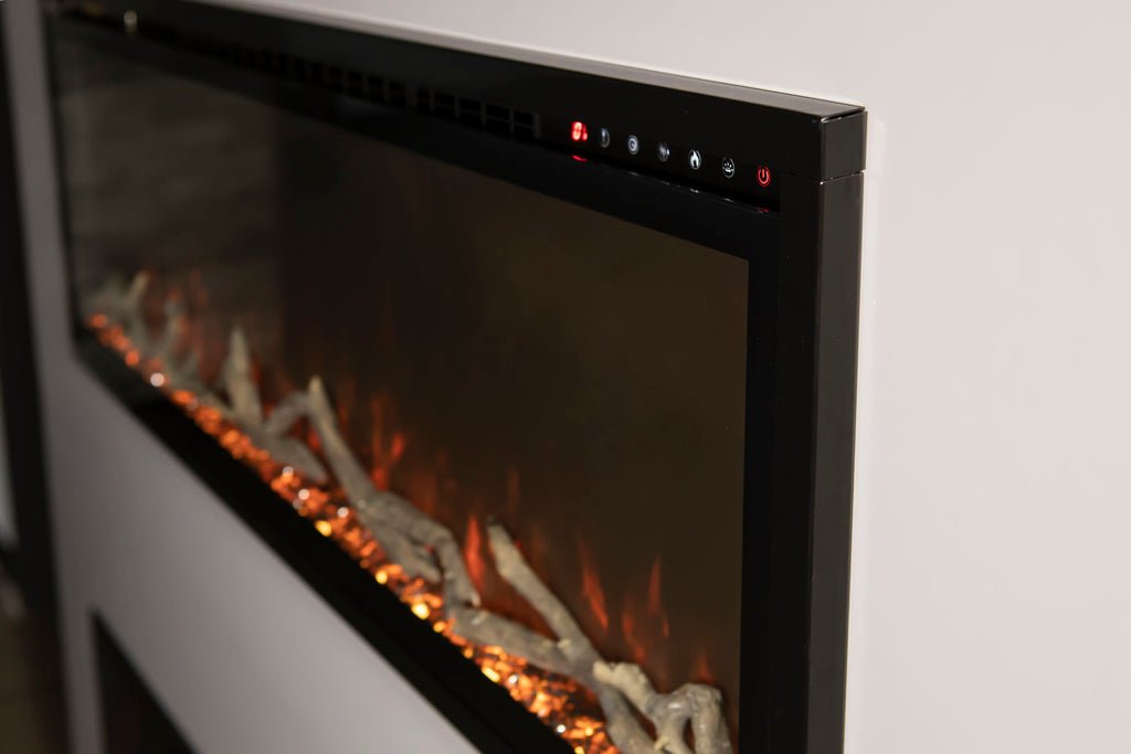 Modern Flames Spectrum Slimline 74-Inch Electric Fireplace - Model SPS-74B - ExceptionalFire