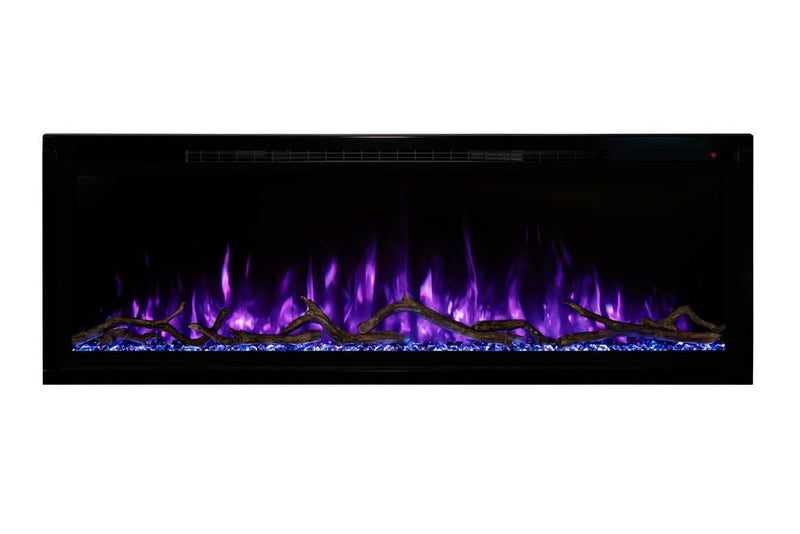 Modern Flames Spectrum Slimline 74-Inch Electric Fireplace - Model SPS-74B - ExceptionalFire
