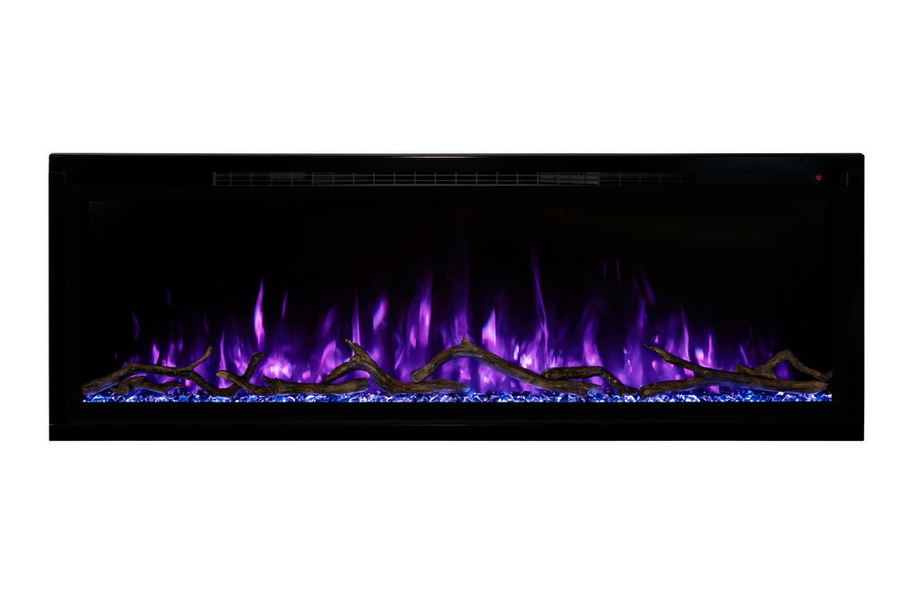Modern Flames Spectrum Slimline 74-Inch Electric Fireplace - Model SPS-74B - ExceptionalFire