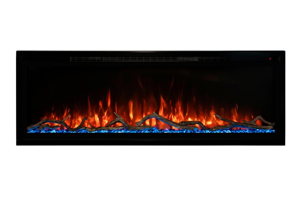 Modern Flames Spectrum Slimline 74-Inch Electric Fireplace - Model SPS-74B - ExceptionalFire