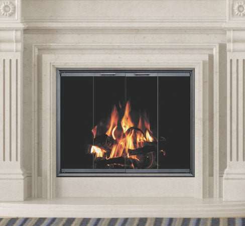 Monterey - Standard Glass Doors Designed for All Prefabricated Fireplaces by Stoll Industries - ExceptionalFire
