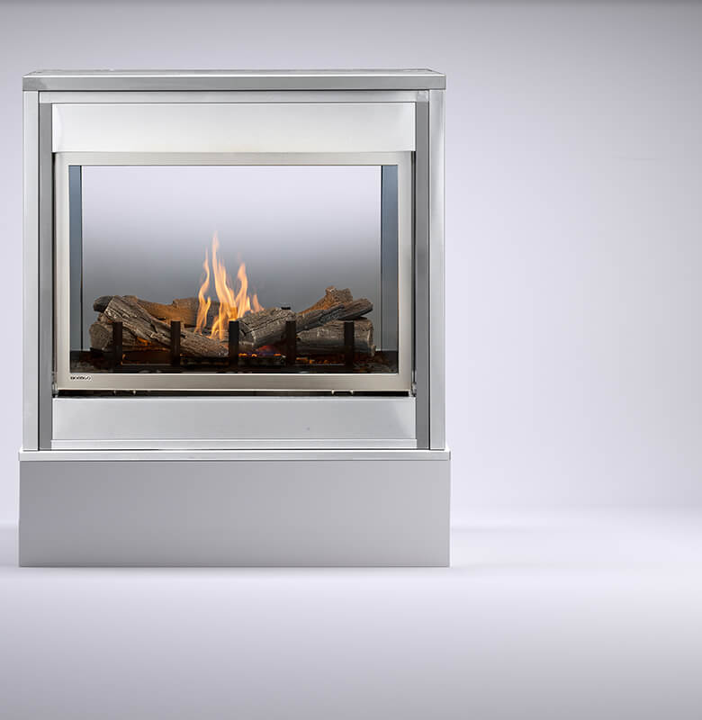Montigo Divine 38" See-Through Outdoor Vent-Free Gas Fireplace - Model H38SVO