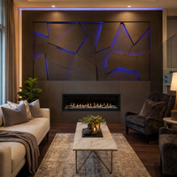 Montigo Delray 60" Direct Vent Linear Gas Fireplace - Model Delray 60 — lifestyle