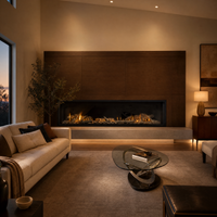 Montigo Distinction 72" Direct Vent Gas Fireplace - Model D7215 — lifestyle