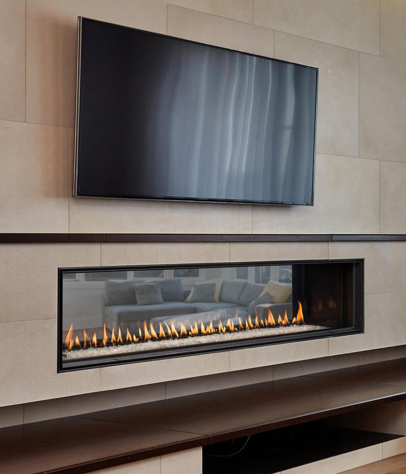 Montigo Distinction 72" See-Through Direct Vent Gas Fireplace - Model D7215 ST