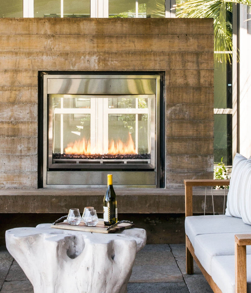 Montigo Divine 38" See-Through Outdoor Vent-Free Linear Gas Fireplace - Model HL38SVO