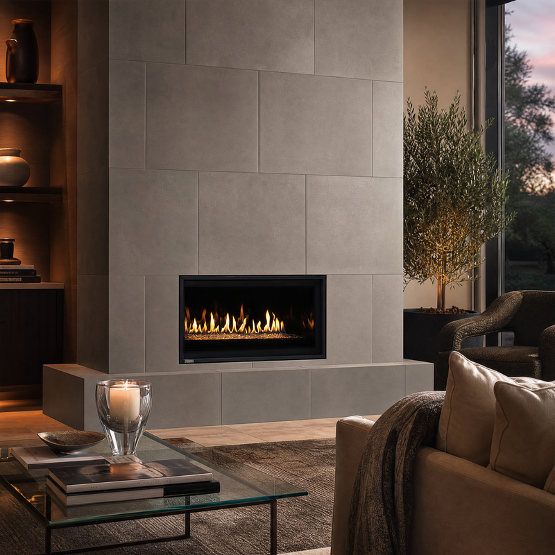 Montigo Phenom 38" Direct Vent Gas Fireplace - Model P38DF — lifestyle