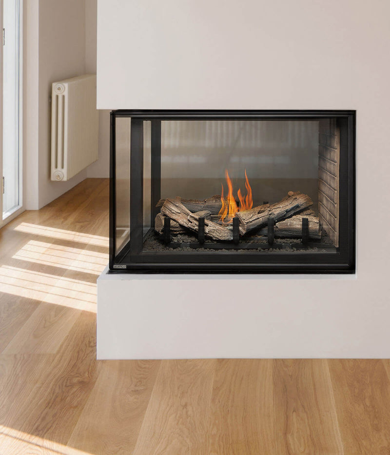 Montigo Divine Pier 38" Peninsula Direct Vent Gas Fireplace - Model H38DFPFC