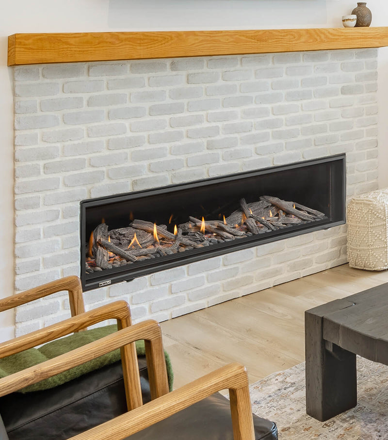Montigo Delray 72" Direct Vent Linear Gas Fireplace - Model Delray 72