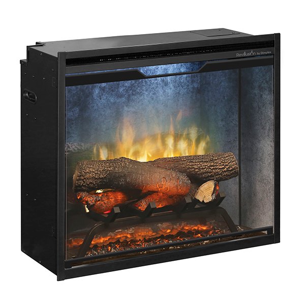 Revillusion® Built-In 24" Firebox/Fireplace Insert , Weathered Grey - Model RBF24DLXWC