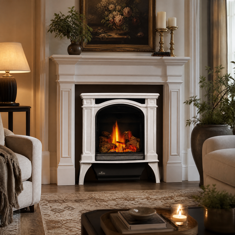 Napoleon Bayfield Direct Vent Cast Iron Gas Stove - Model GDS25-1 — lifestyle