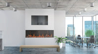 Napoleon Luminex Series Remarkable Built-In LCD Electric Fireplace - Model NEFL65LCD-3SV - ExceptionalFire