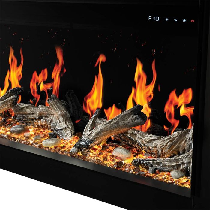Napoleon Luminex Series Remarkable Built-In LCD Electric Fireplace - Model NEFL65LCD-3SV - ExceptionalFire