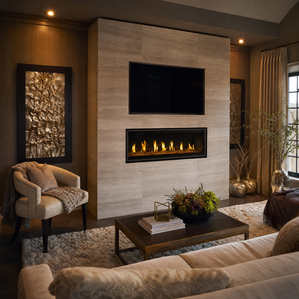 Napoleon Luxuria 50" Direct Vent Gas Fireplace - Model LVX50NX-1 — lifestyle